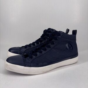 Polo Ralph Lauren Clarke High Top Sneakers Men's US 10.5D Blue Casual Shoes